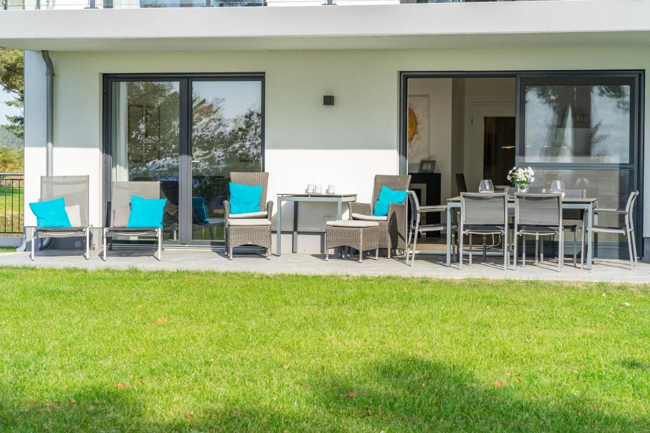 Terrassenwohnung "Kliffgarten" - Oase Am Haff Garz  Kültér fotó